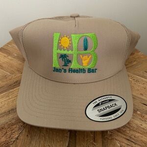 Jan's Health Bar Tan Snapback Hat